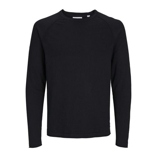 Jack and Jones Μαύρο Πουλόβερ C Neck - 12269654