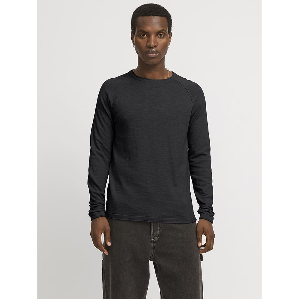 Jack and Jones Μαύρο Πουλόβερ C Neck - 12269654