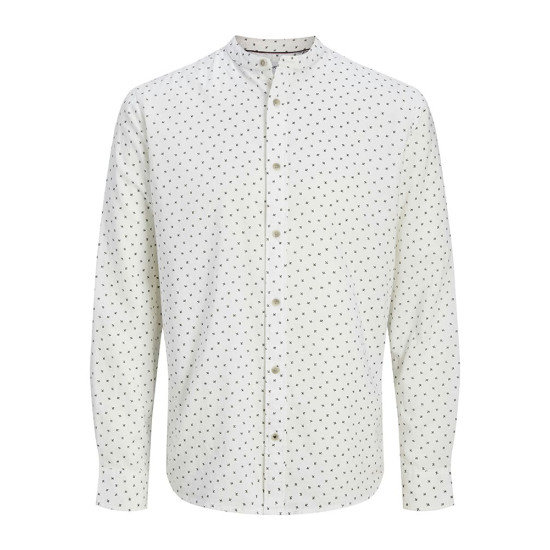 Jack and Jones Λευκό Πουκάμισο Mao - 12270089