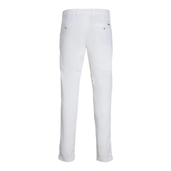 Jack and Jones Λευκό Παντελόνι Chino - 12253071