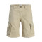 Jack and Jones Μπεζ Βερμούδα Cargo - 12274211