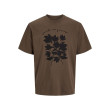 Jack and Jones Καφέ T-shirt C Neck- 12274150
