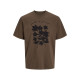 Jack and Jones Καφέ T-shirt C Neck- 12274150