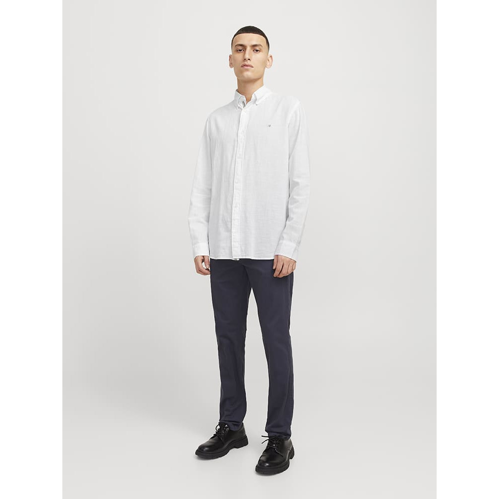 Jack and Jones Λευκό Πουκάμισο Button Down - 12274599