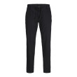 Jack and Jones Μαύρο Παντελόνι Linen Blend - 12274977