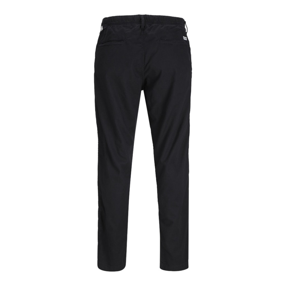 Jack and Jones Μαύρο Παντελόνι Linen Blend - 12274977