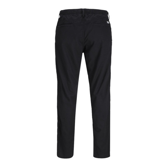 Jack and Jones Μαύρο Παντελόνι Linen Blend - 12274977