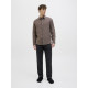 Jack and Jones Μαύρο Παντελόνι Linen Blend - 12274977