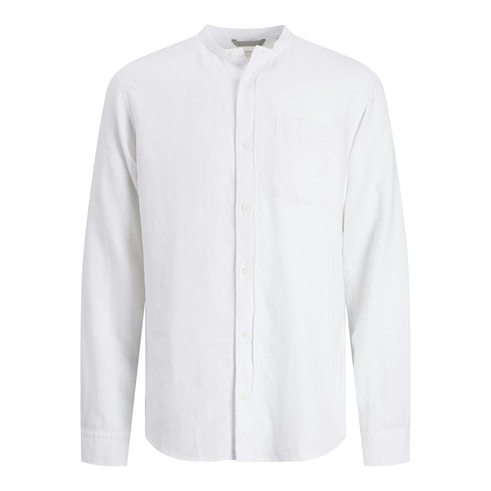Jack and Jones Λευκό Πουκάμισο Mao - 12274918