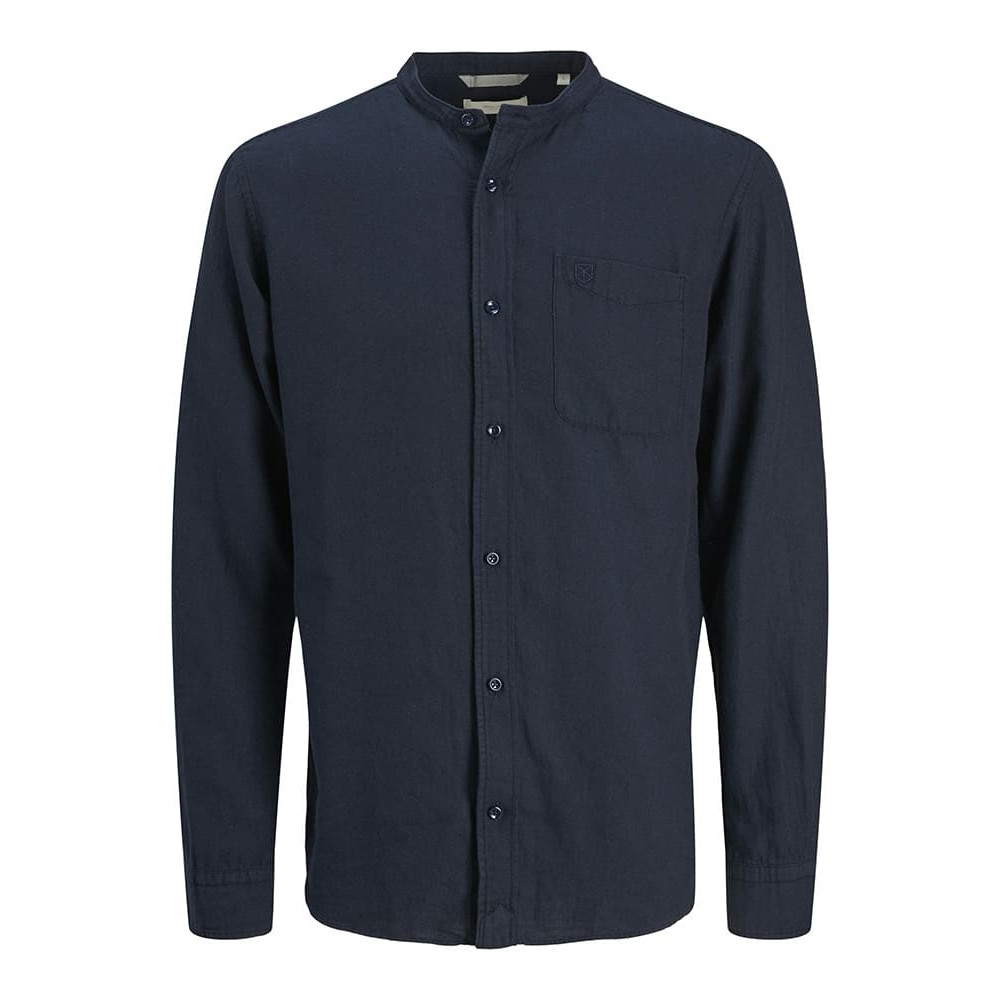Jack and Jones Μπλε Σκούρο Πουκάμισο Mao - 12274918