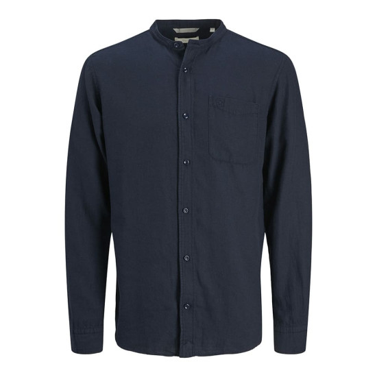 Jack and Jones Μπλε Σκούρο Πουκάμισο Mao - 12274918