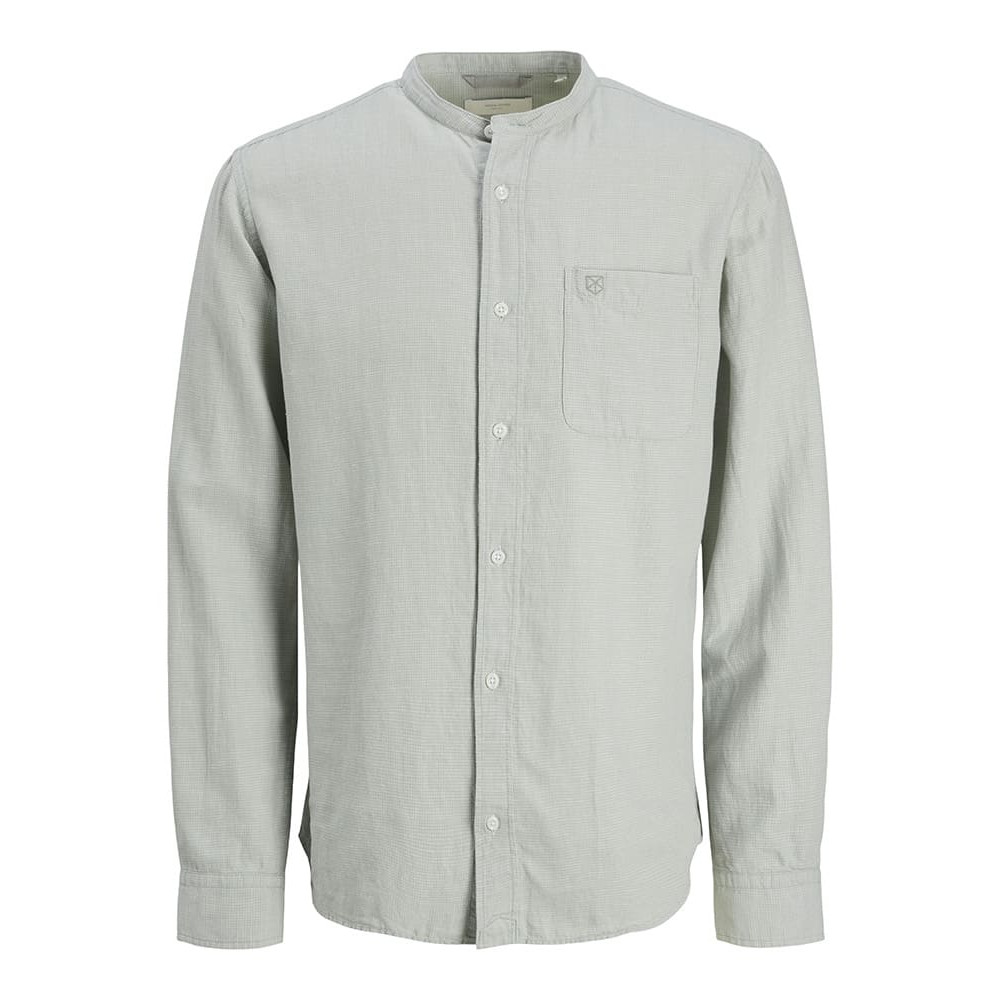 Jack and Jones Γκρι Πουκάμισο Mao - 12274918