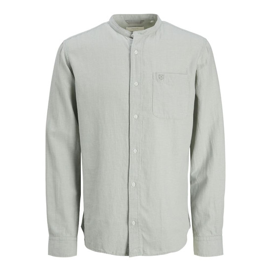 Jack and Jones Γκρι Πουκάμισο Mao - 12274918