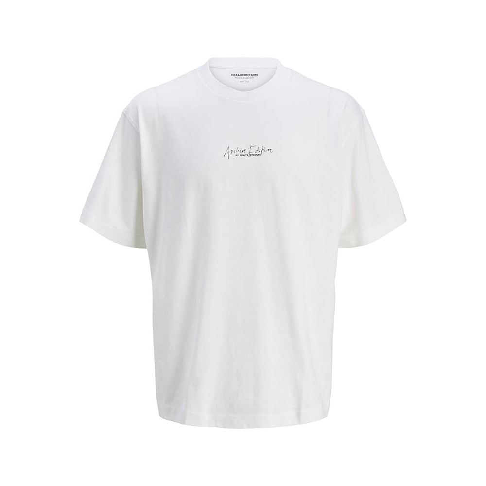 Jack and Jones Λευκό T-shirt C Neck - 12273211
