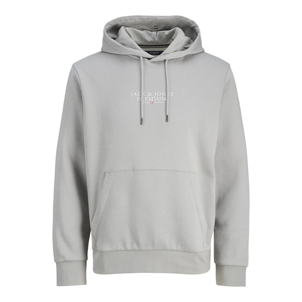 Jack and Jones Γκρι Hoodie - 12216335
