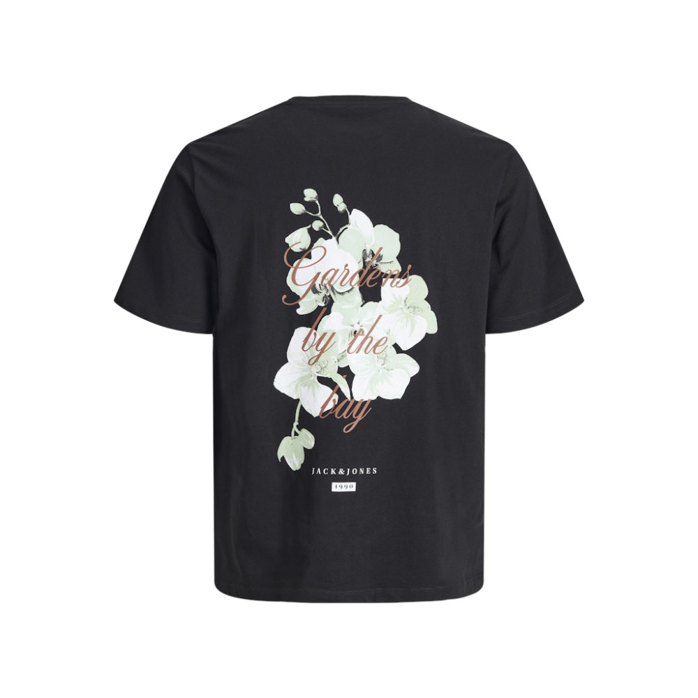Jack and Jones Μαύρο T-shirt C Neck - 12288091