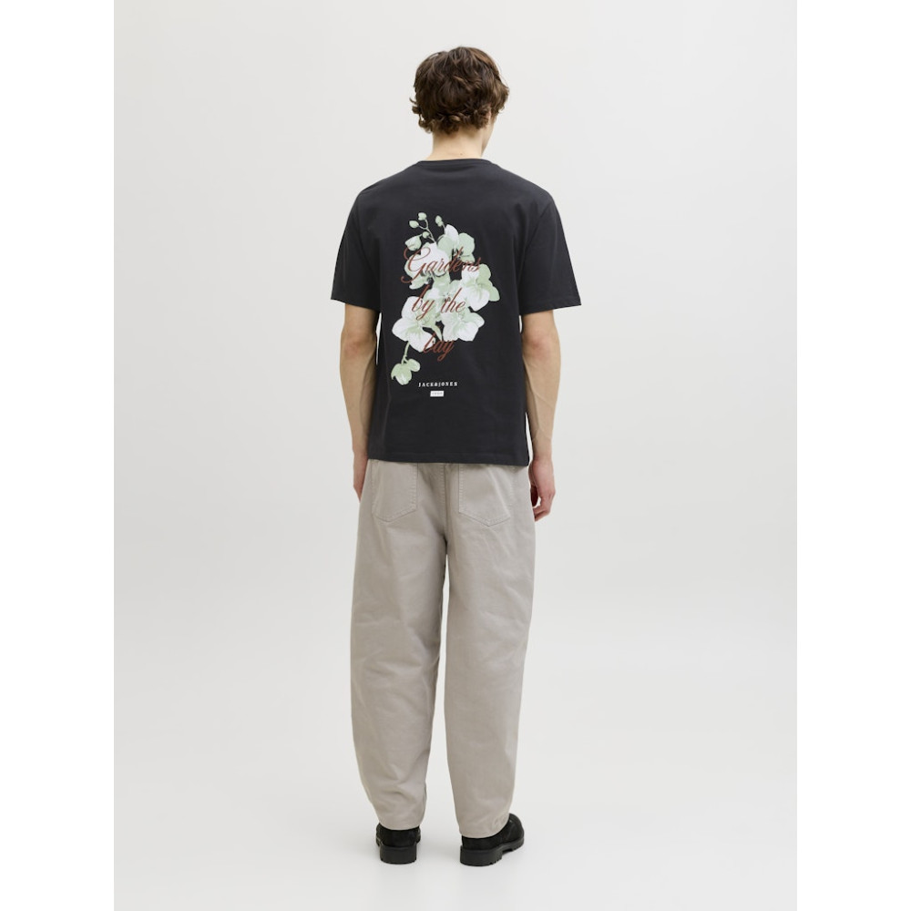 Jack and Jones Μαύρο T-shirt C Neck - 12288091