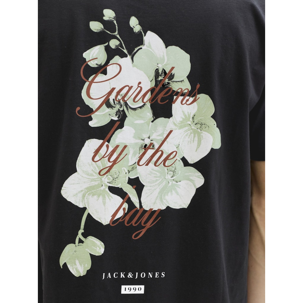 Jack and Jones Μαύρο T-shirt C Neck - 12288091
