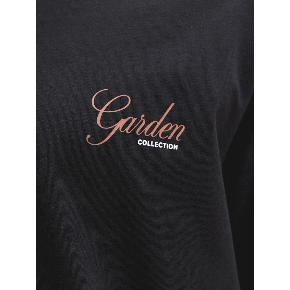 Jack and Jones Μαύρο T-shirt C Neck - 12288091