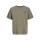 Jack and Jones Χακί T-shirt C Neck - 12288091