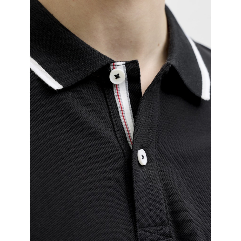Jack and Jones Μαύρο Κοντομάνικο polo - 12288376