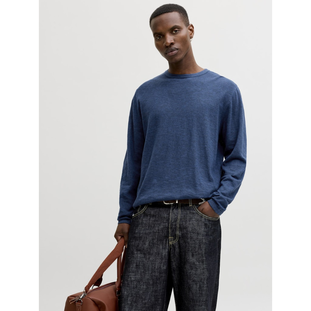 Jack and Jones Μπλε Πουλόβερ C Neck - 12269631