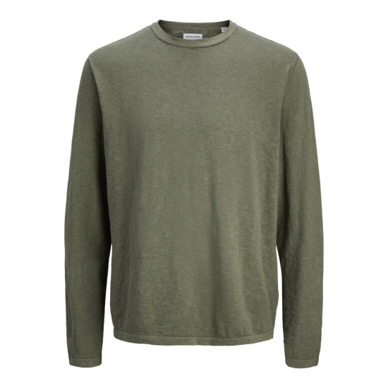 Jack and Jones Λαδί Πουλόβερ C Neck - 12269631