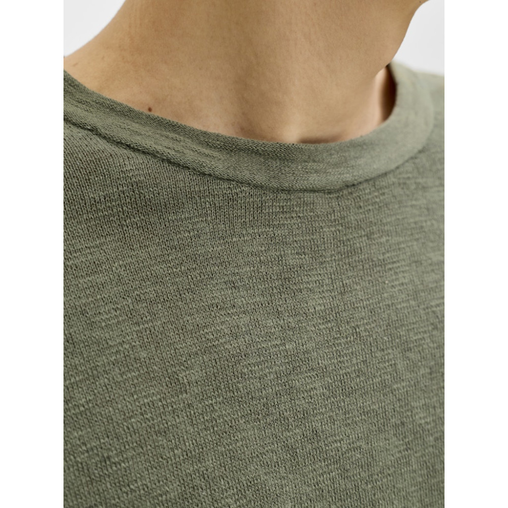 Jack and Jones Λαδί Πουλόβερ C Neck - 12269631