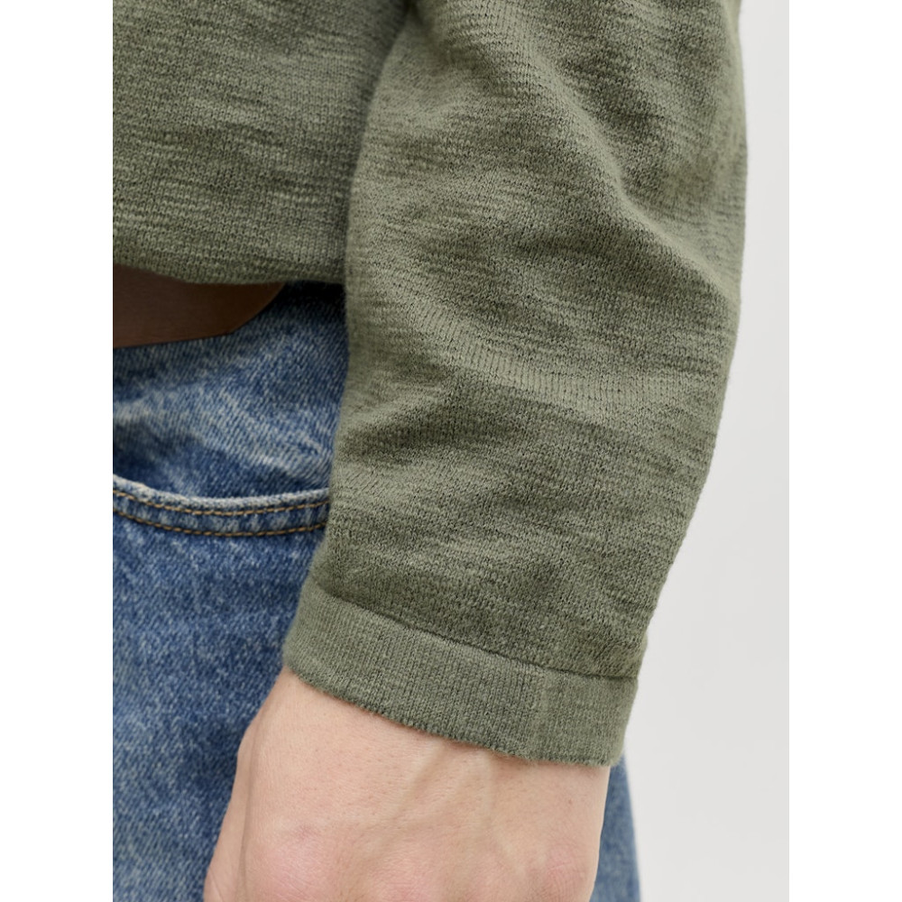 Jack and Jones Λαδί Πουλόβερ C Neck - 12269631