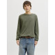 Jack and Jones Λαδί Πουλόβερ C Neck - 12269631