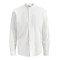 Jack and Jones Λευκό Πουκάμισο Mao Linen Blend - 12288601