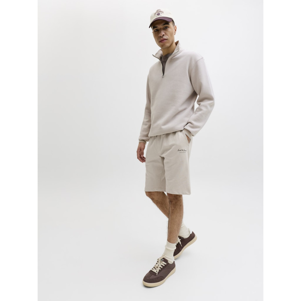 Jack and Jones Μπεζ Αθλητική Βερμούδα - 12288638