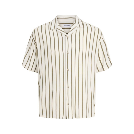 Jack and Jones Λαδί Πουκάμισο Ριγέ - 12288853