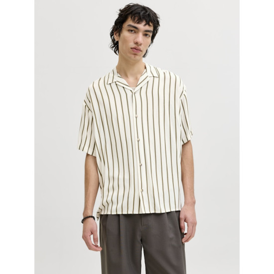Jack and Jones Λαδί Πουκάμισο Ριγέ - 12288853