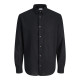 Jack and Jones Μαύρο Πουκάμισο Linen Blend - 12289174