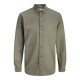 Jack and Jones Λαδί Πουκάμισο Linen Blend - 12289174