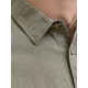 Jack and Jones Λαδί Πουκάμισο Linen Blend - 12289174