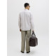 Jack and Jones Μπεζ Πουκάμισο Linen Blend - 12289174