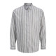 Jack and Jones Χακί Πουκάμισο Linen Blend - 12289174