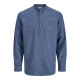 Jack and Jones Μπλε Πουκάμισο Linen Blend - 12289190