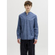 Jack and Jones Μπλε Πουκάμισο Linen Blend - 12289190