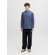 Jack and Jones Μπλε Πουκάμισο Linen Blend - 12289190