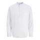 Jack and Jones Λευκό Πουκάμισο Linen Blend - 12289190