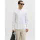 Jack and Jones Λευκό Πουκάμισο Linen Blend - 12289190