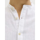 Jack and Jones Λευκό Πουκάμισο Linen Blend - 12289190