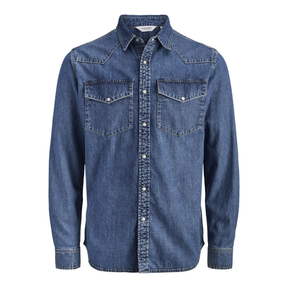 Jack and Jones Μπλε Πουκάμισο Denim - 12289219