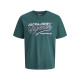Jack and Jones Πράσινο T-shirt C Neck - 12288016