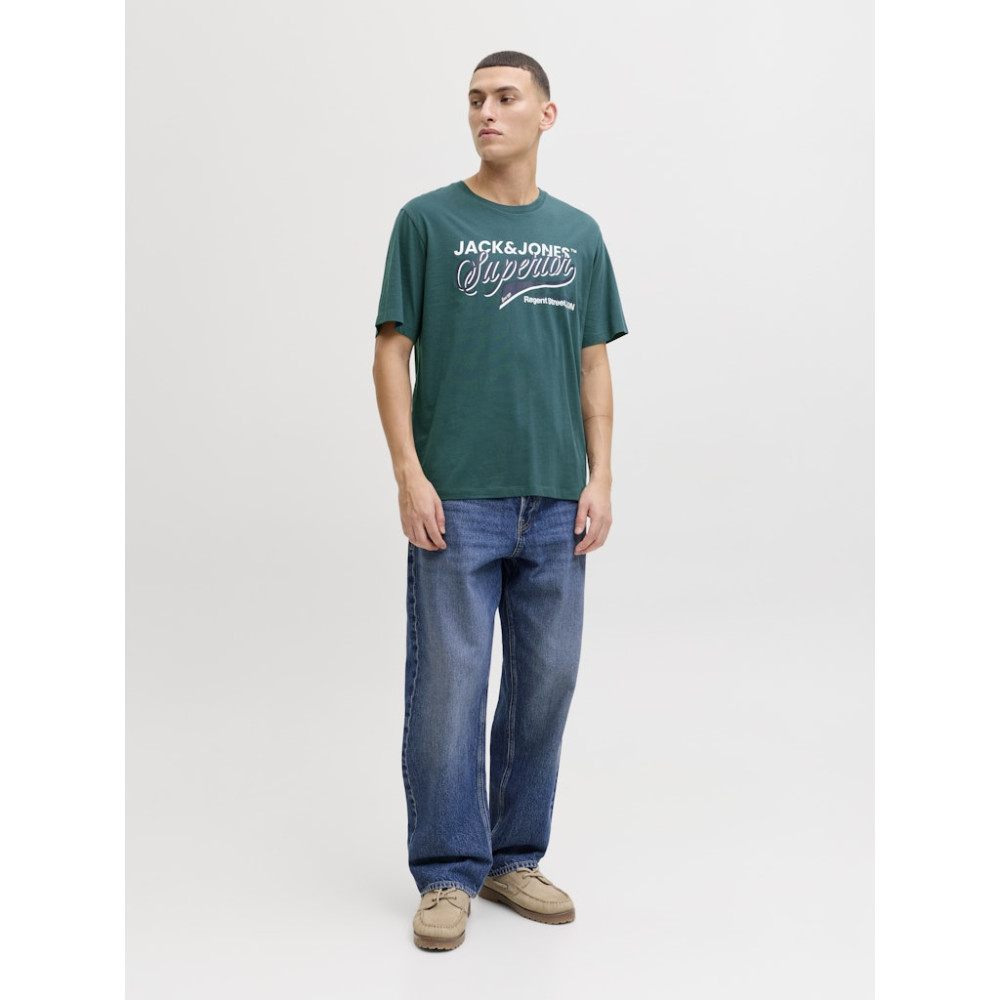 Jack and Jones Πράσινο T-shirt C Neck - 12288016