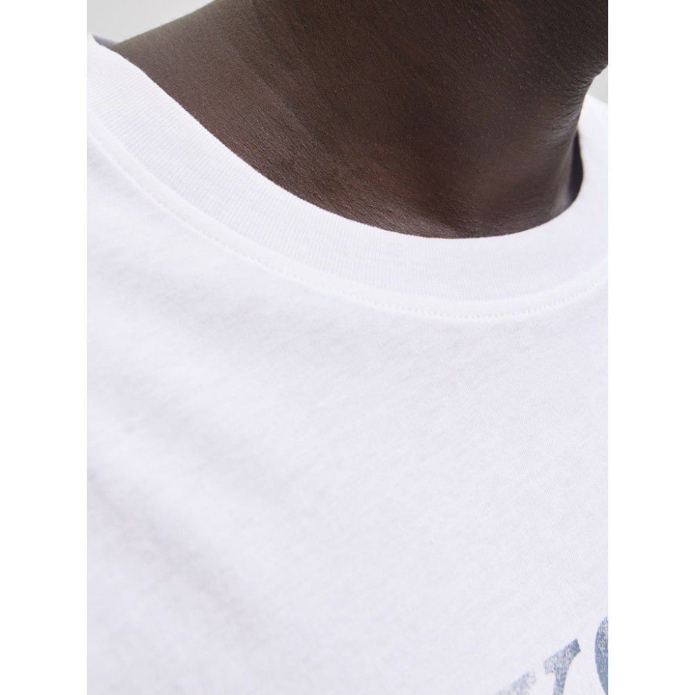 Jack and Jones Λευκό T-shirt C Neck - 12290173