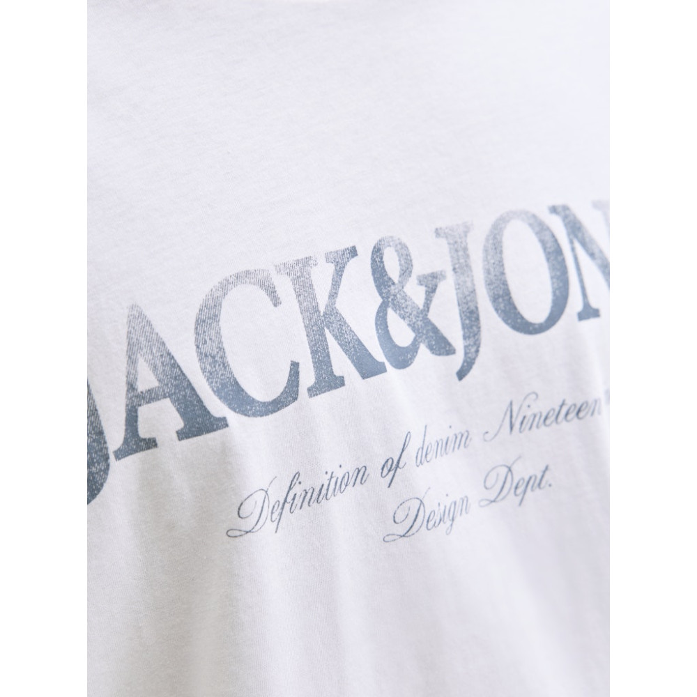 Jack and Jones Λευκό T-shirt C Neck - 12290173